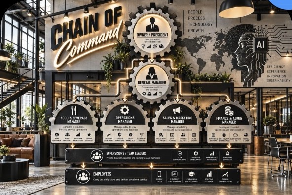 Chain of command gear mural